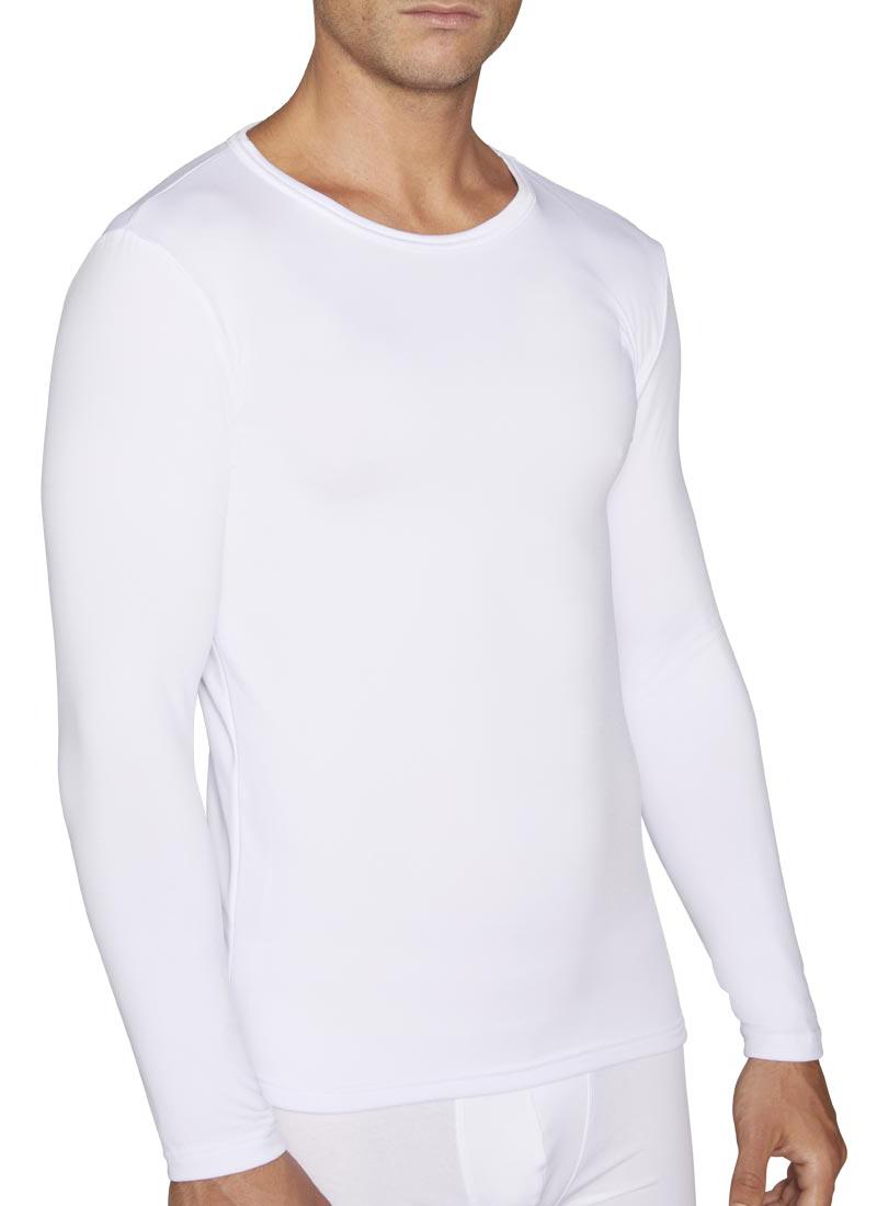 Camiseta Térmica Manga Larga Blanca Hombre