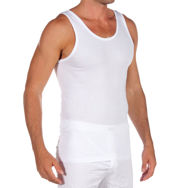 Camisetas clásicas de tirantes para hombre, con algodón más grueso