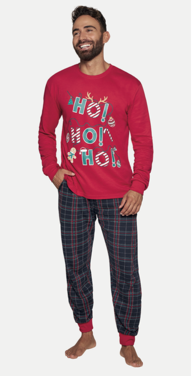 pijama-hombre navidad pantalon cuadros. navideño